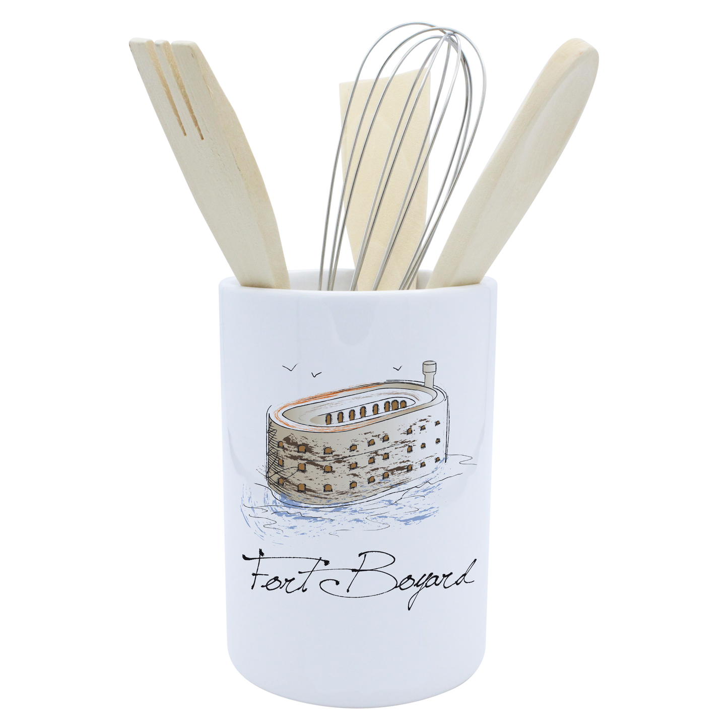 POT A USTENSILES BLANC-FOBOYD