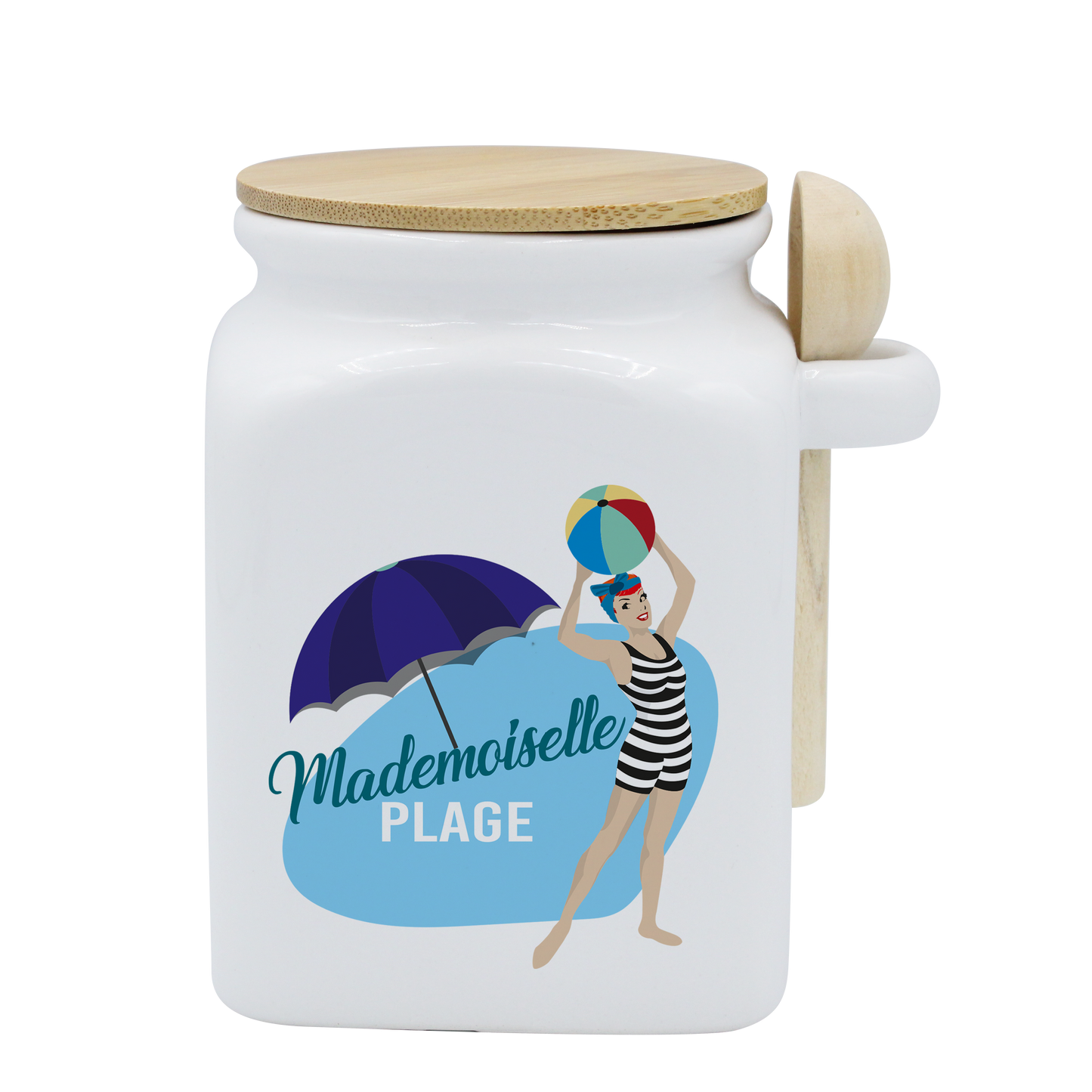 POT BLANC MM COUV. BAMBOO+CUIL. BOIS-MAPLAR