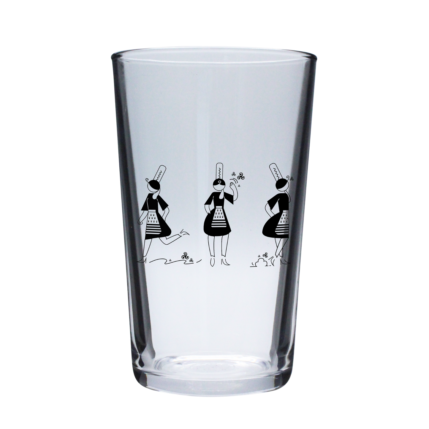 VERRE A BIERRE 50cl ARC - ARMELLE BIGOUDENE 3 PICTOS