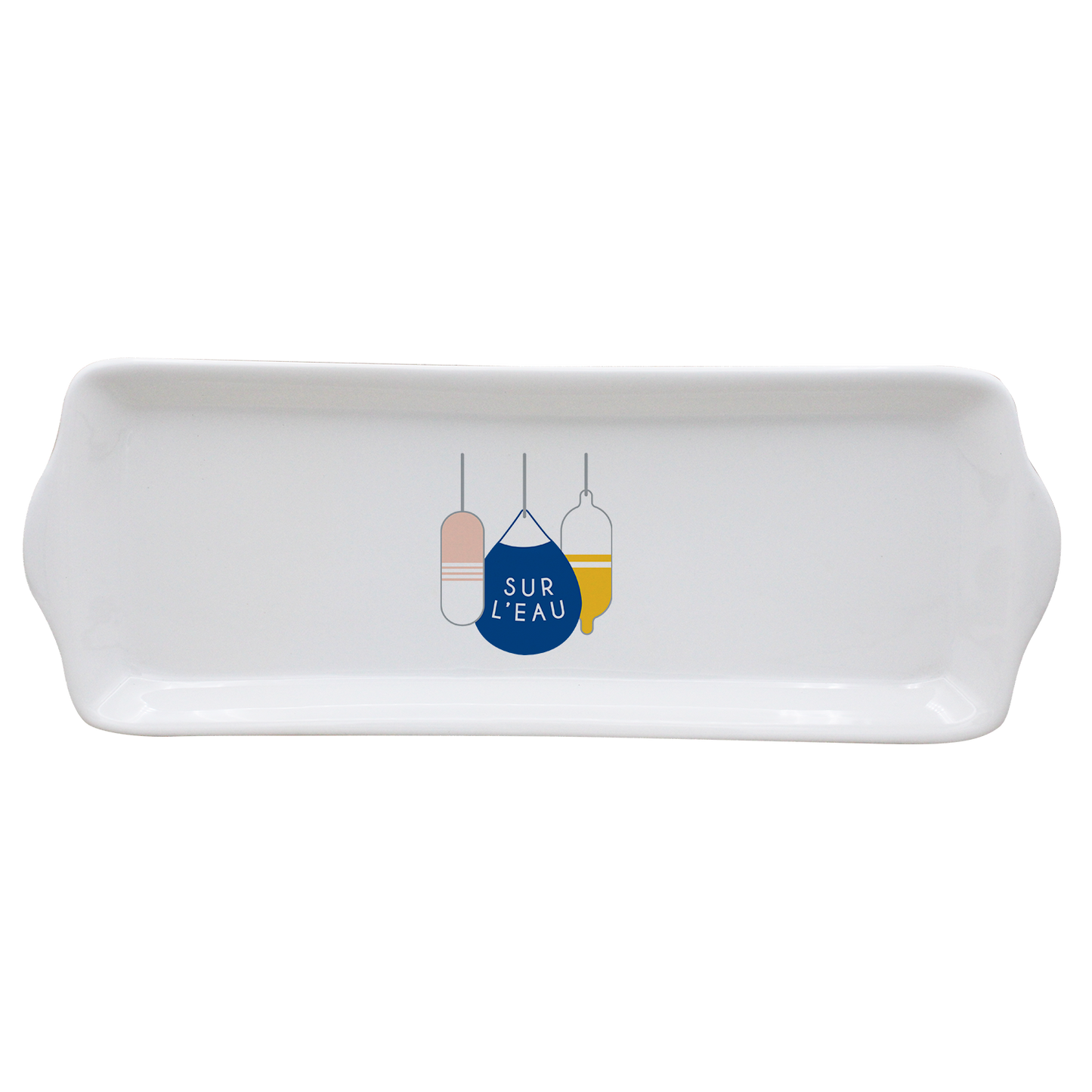 PLAT A CAKE BLANC-BOUEE SUR L'EAU LA PETITE EMI