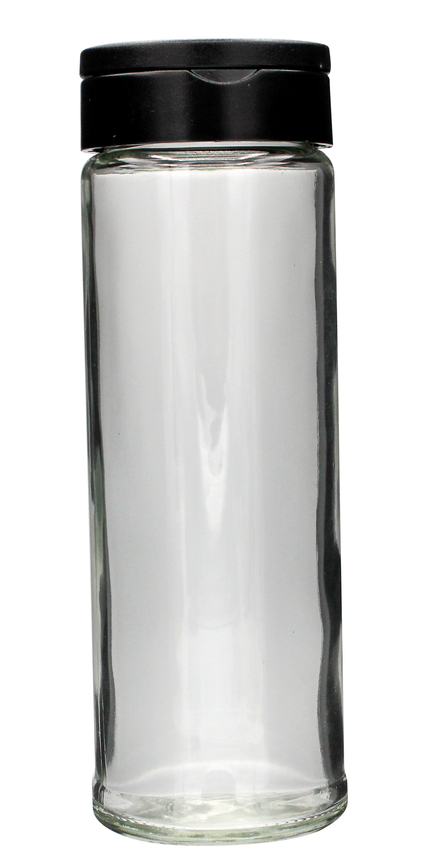 POT VERRE COUVERCLE NOIR GM - 235 ml