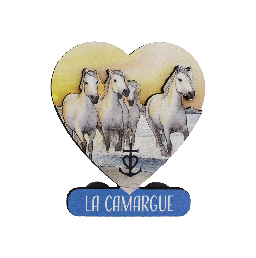 MAGNET CHEVAUX PLAGE CAMARGUE