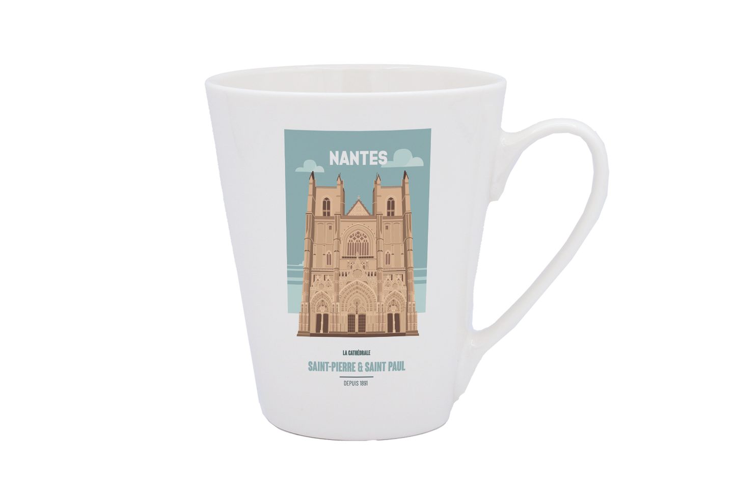 MUG CONIQUE BLANC-NTECATHE