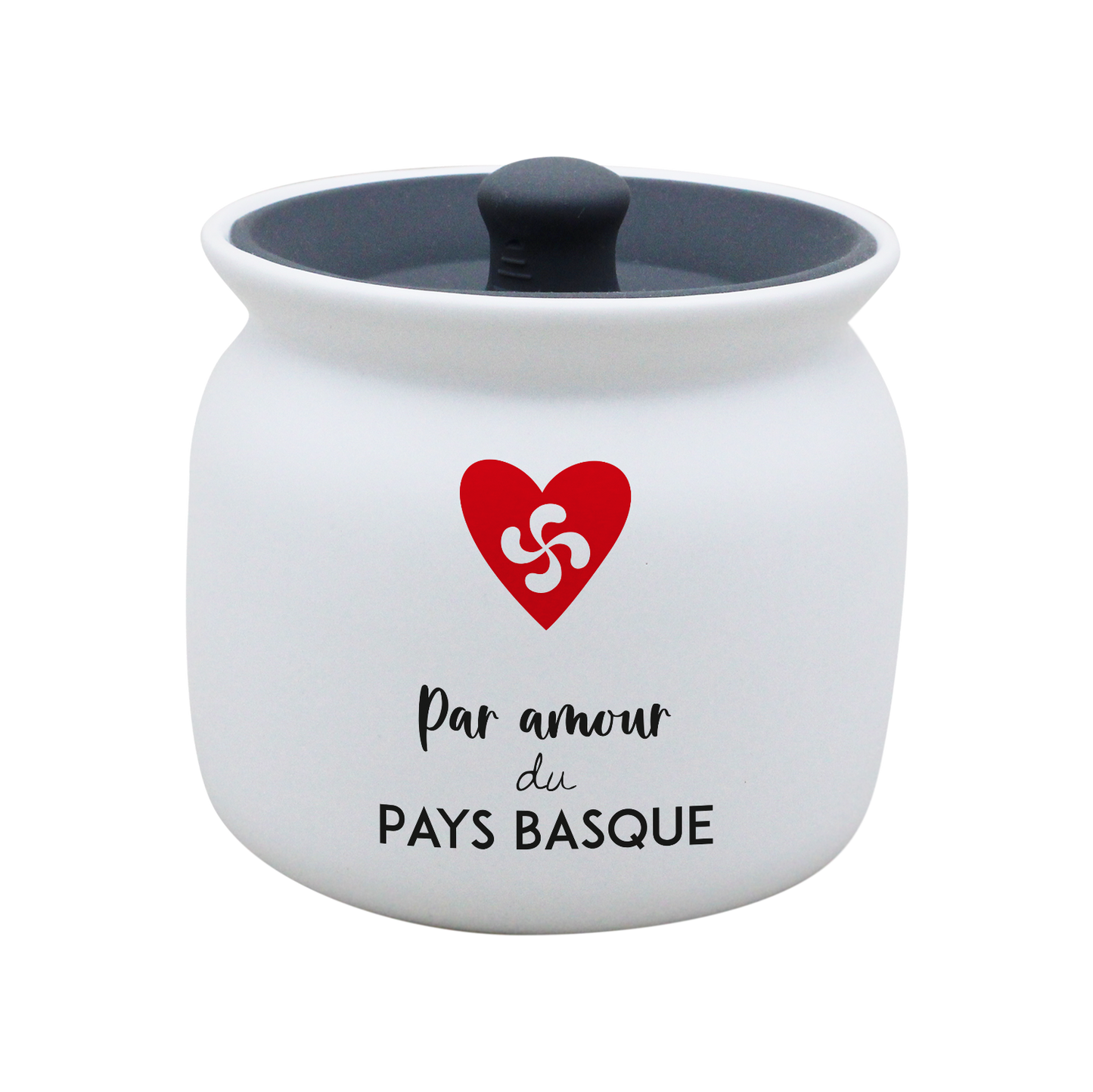 POT BLANC GM COUV. SILICONE GRIS -ESTEBAN1