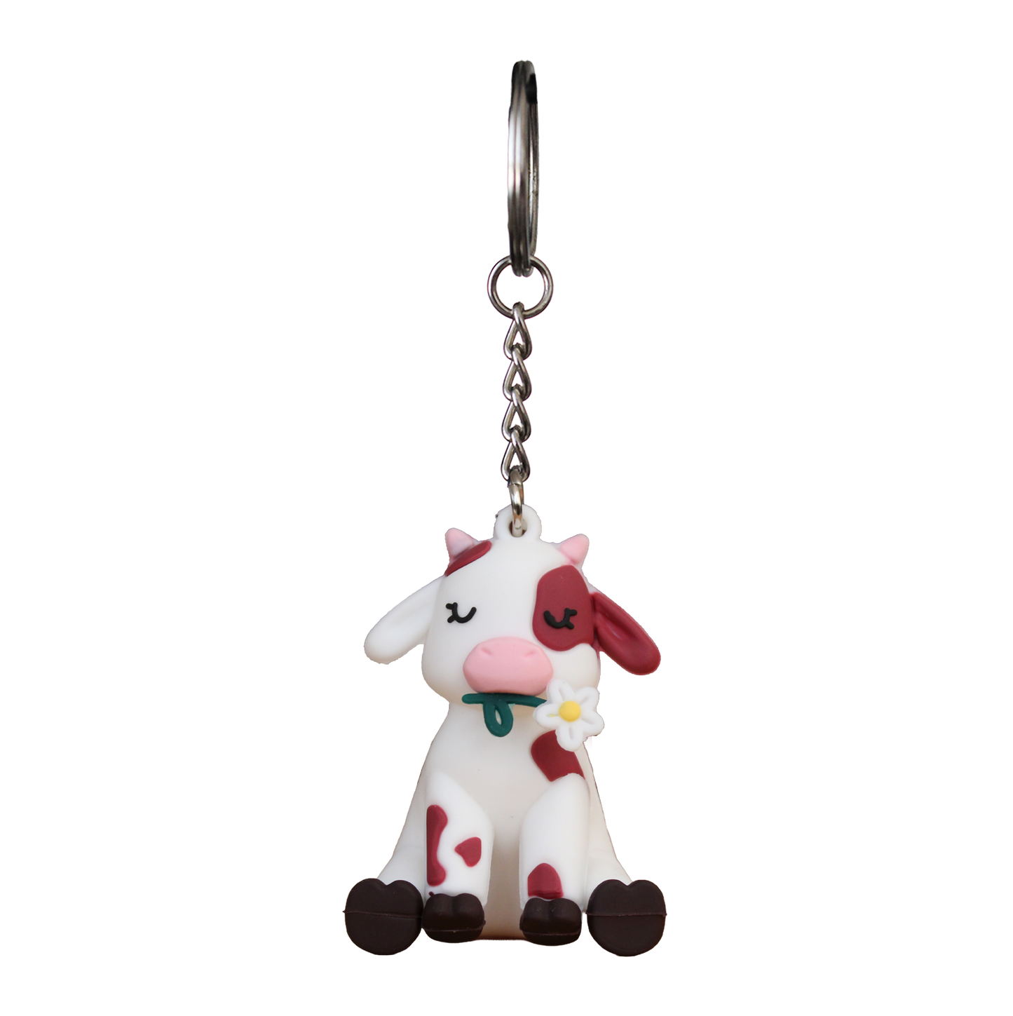 PORTE CLÉS SILICONE VACHE NORMANDE