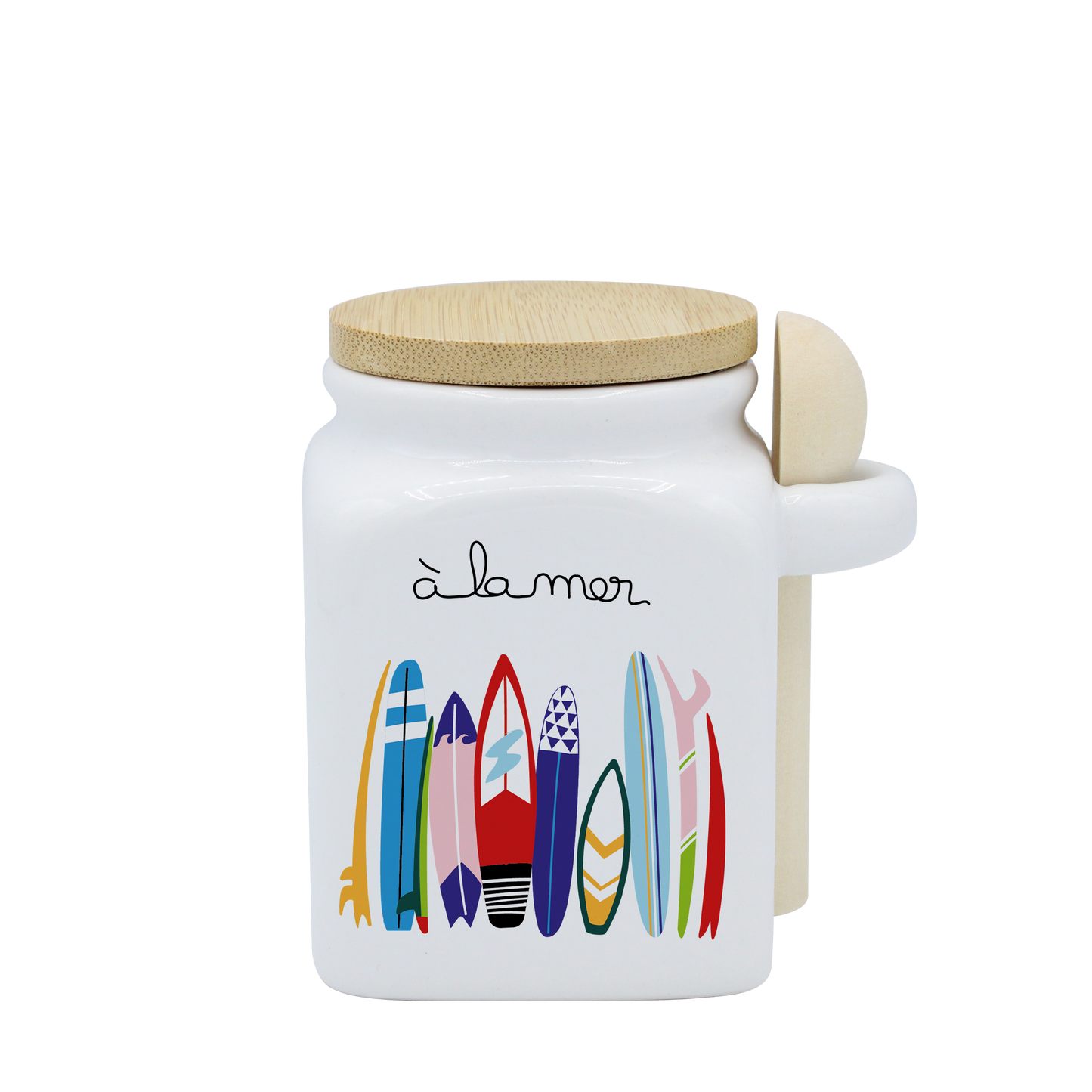 POT BLANC PM COUV. BAMBOO+CUIL. BOIS-ALM4