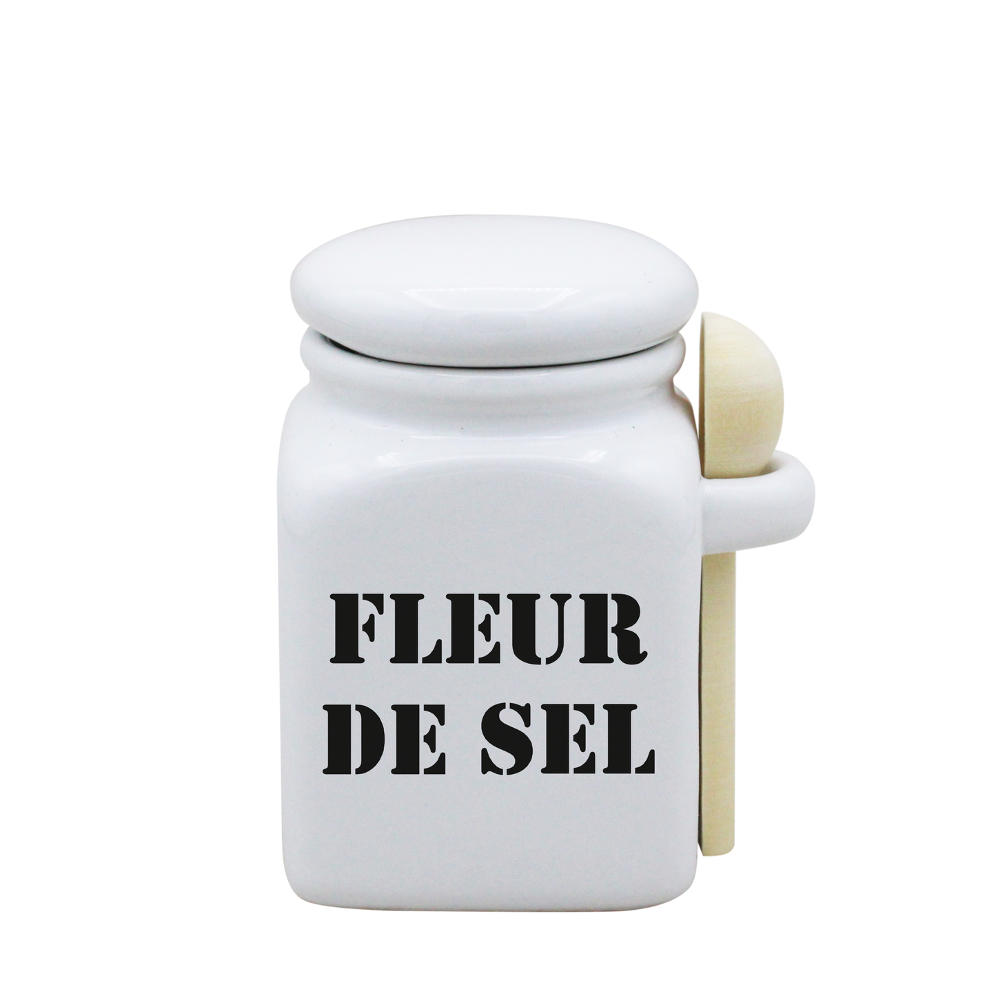 POT BLANC PM COUV. BLANC+CUIL. BOIS-FLSEL