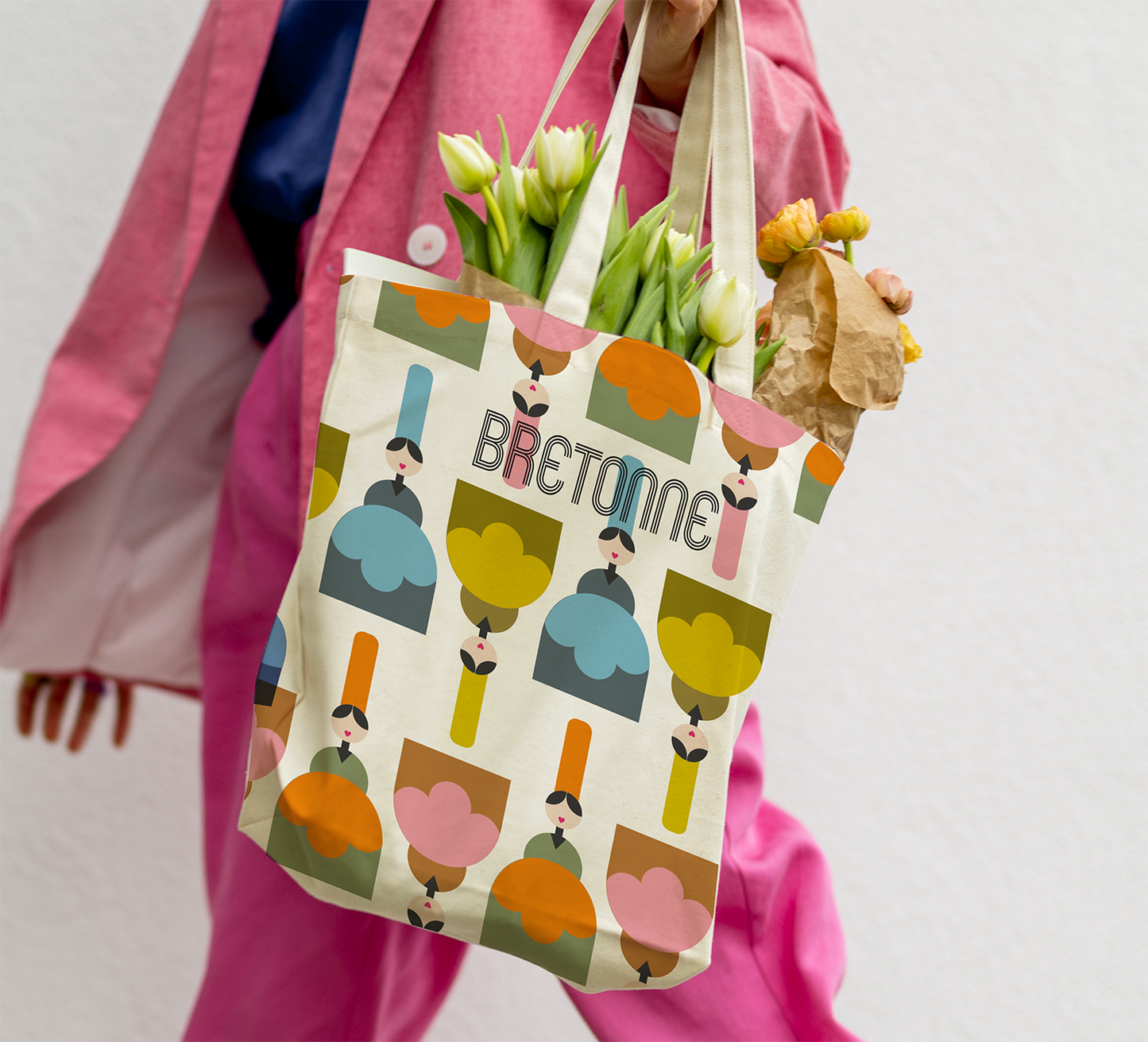 TOTE BAG BIGOUDENE 70'S
