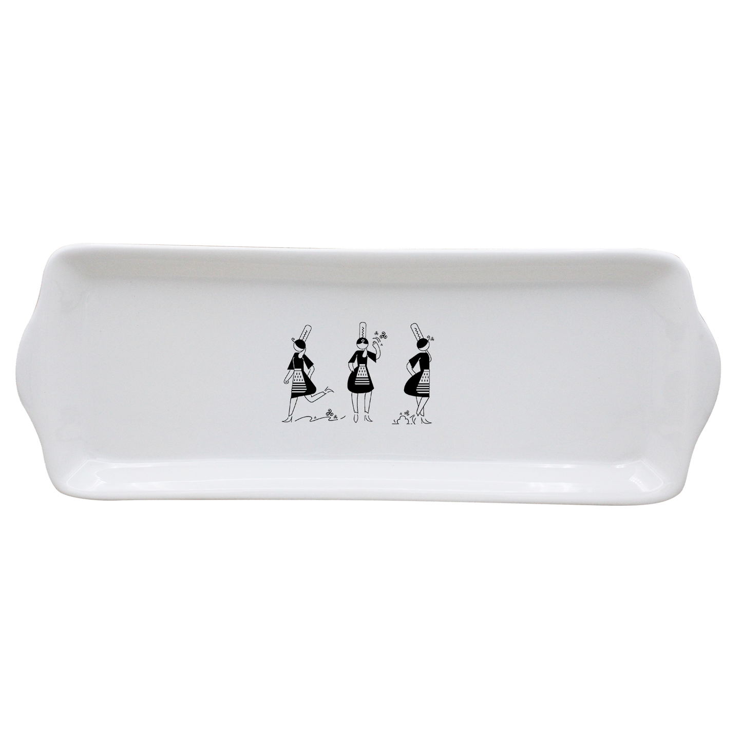 PLAT A CAKE BLANC - ARMELLE BIGOUDENE 3 PICTOS