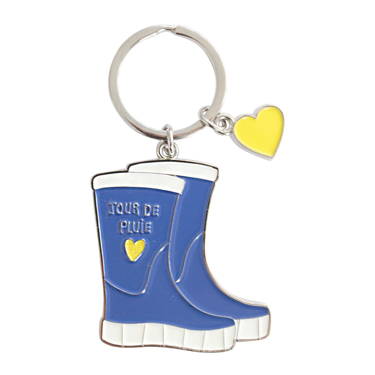 Porte clés Bottes de pluie bleu