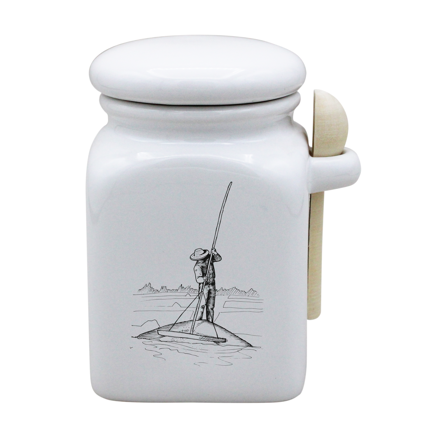 POT BLANC MM COUV. BLANC+CUIL. BOIS-PALUA