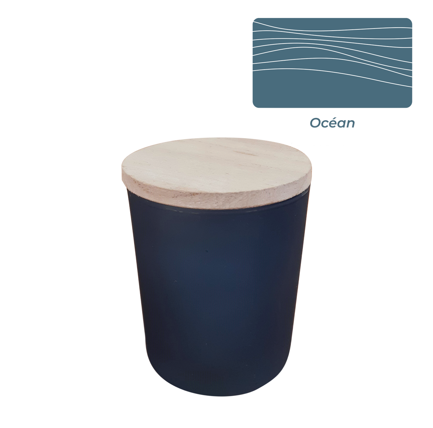 BOUGIE 130gr cire parfum Océan