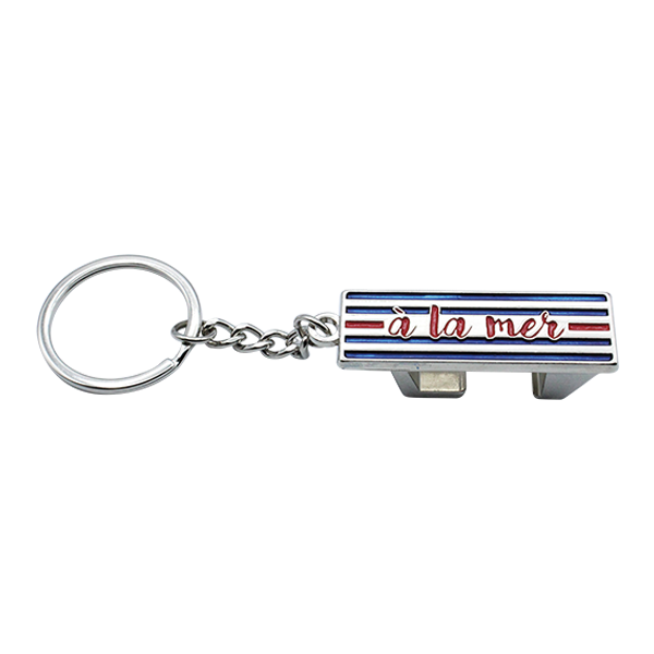 PORTE CLES METAL DECAPSULEUR MARINIERE