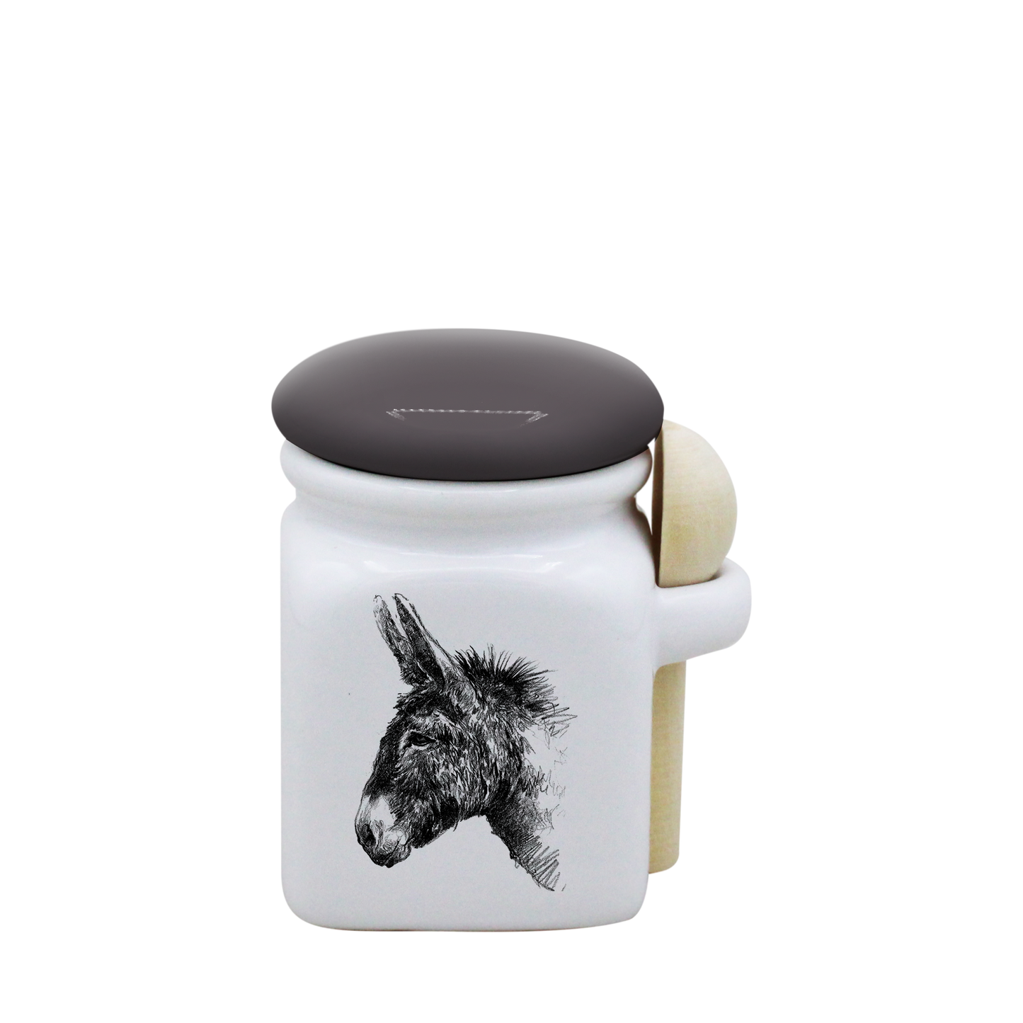 POT BLANC MINI COUV. GRIS+CUIL. BOIS - DESSIN HORIZONTAL ST GEORGES DE DIDONNE SPE BO ET BON