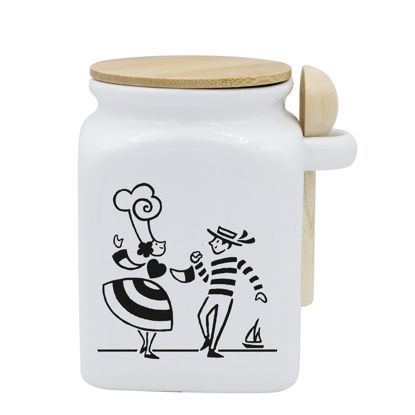POT BLANC MM COUV. BAMBOO+CUIL. BOIS-LDANS