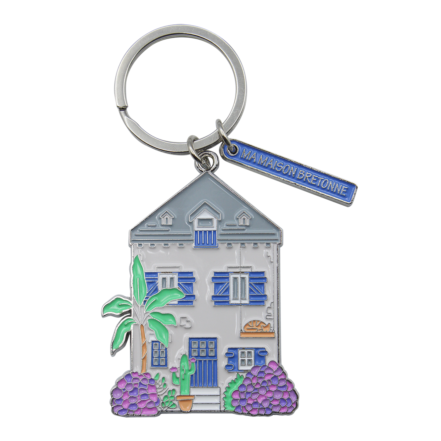 PORTE CLES METAL MA MAISON BRETONNE