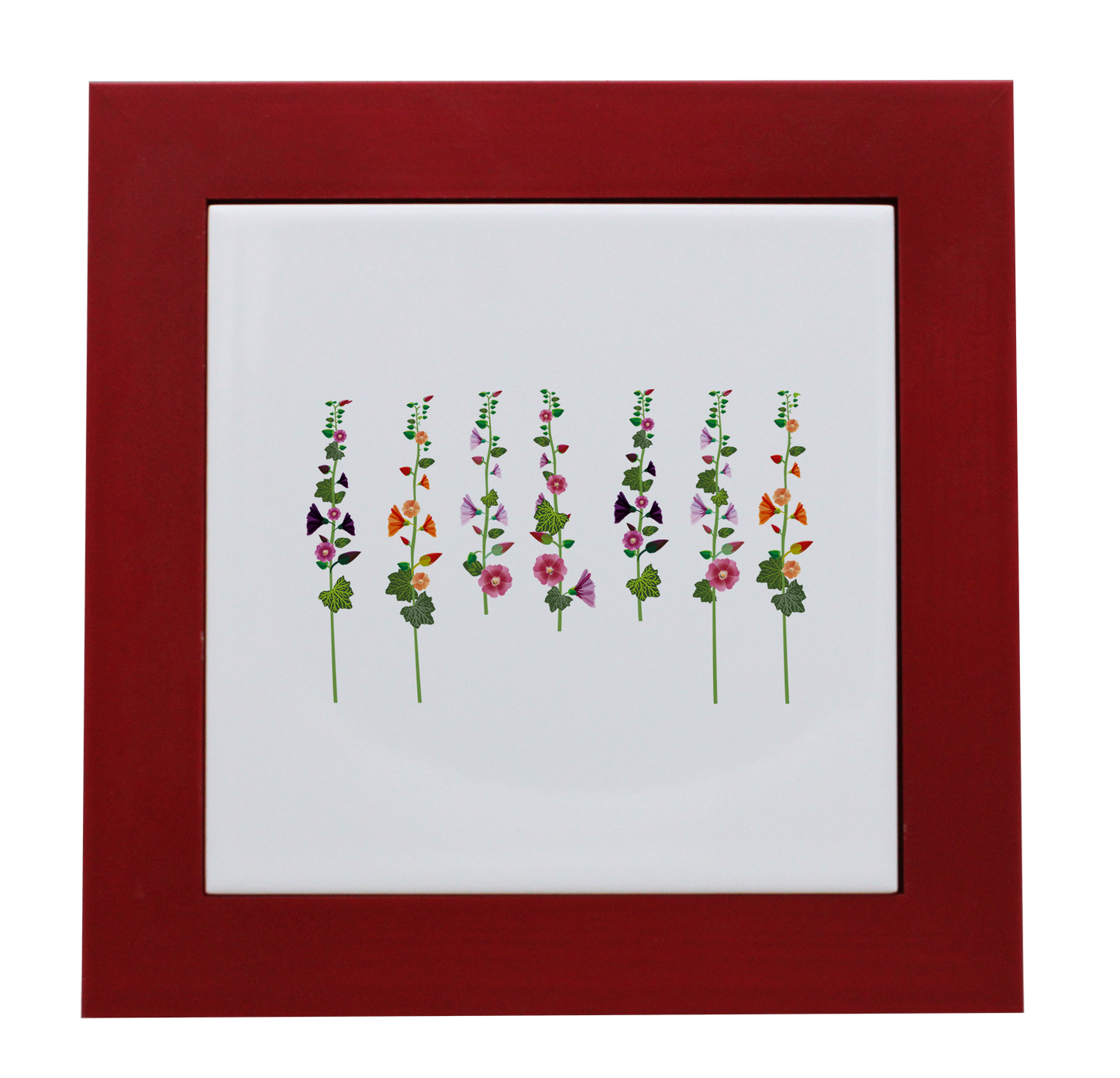 ENTOURAGE BOIS ROUGE-CARREAU FAIENCE 15x15 NU-ROTRE