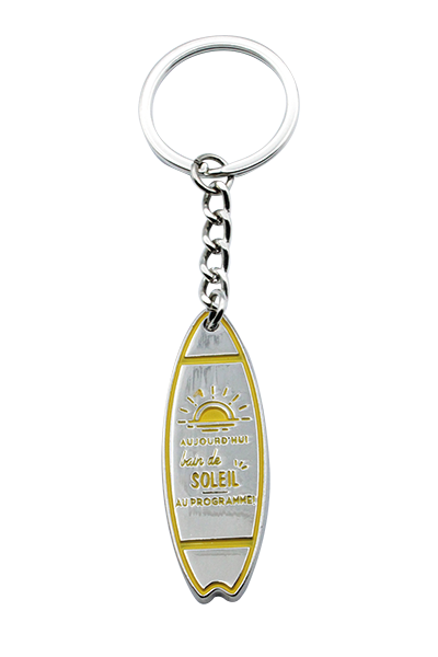 PORTE CLES METAL BAIN DE SOLEIL
