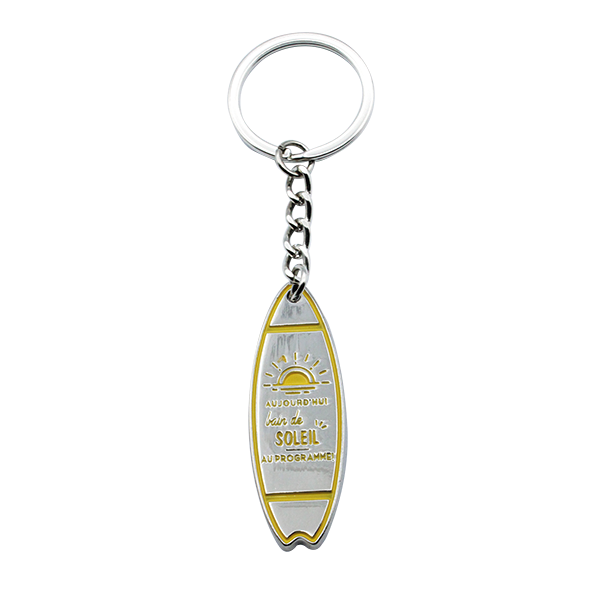 PORTE CLES METAL BAIN DE SOLEIL