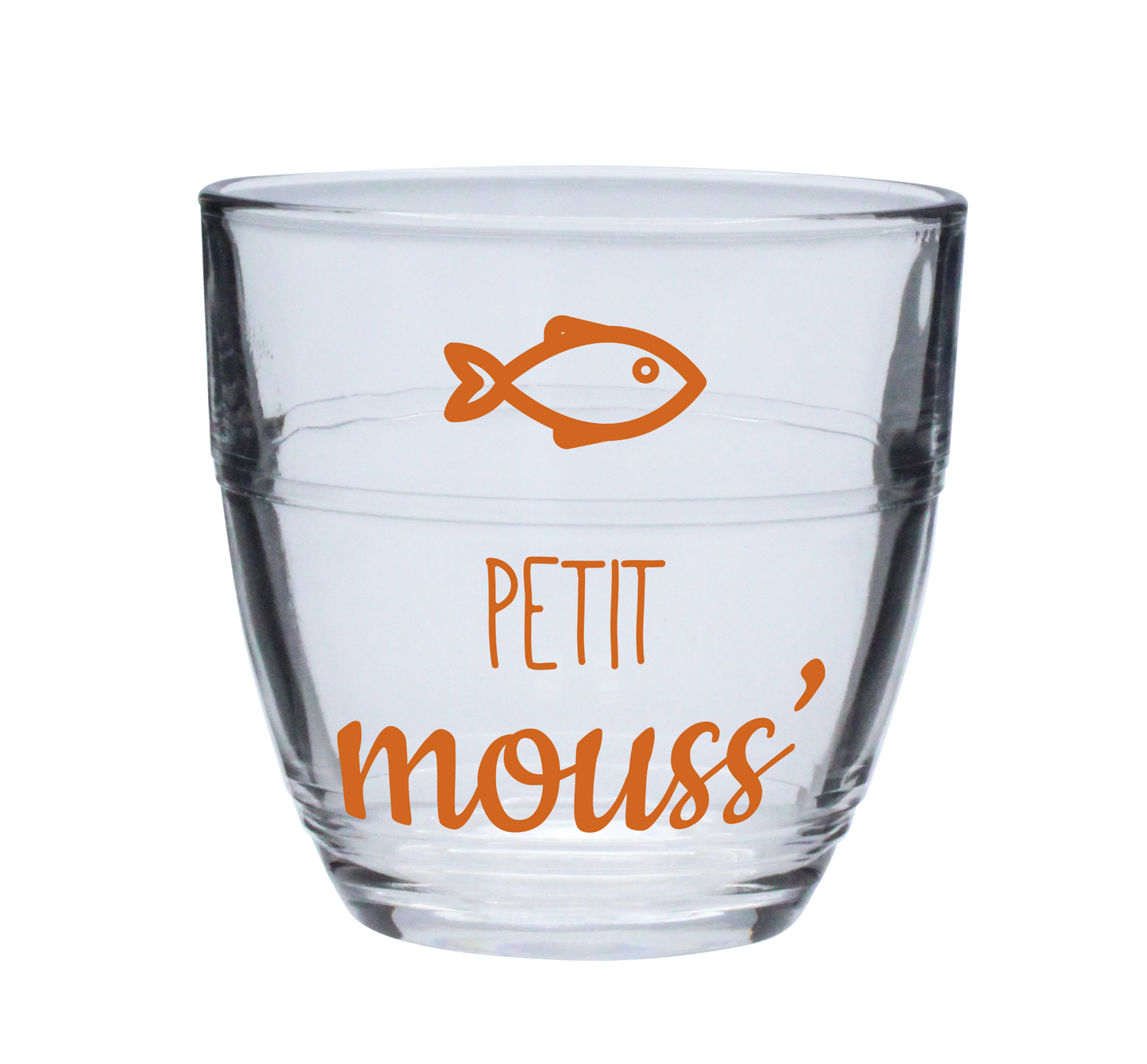 VERRE GIGOGNE PM 16cl DURALEX - PETIT MOUSS' ORANGE