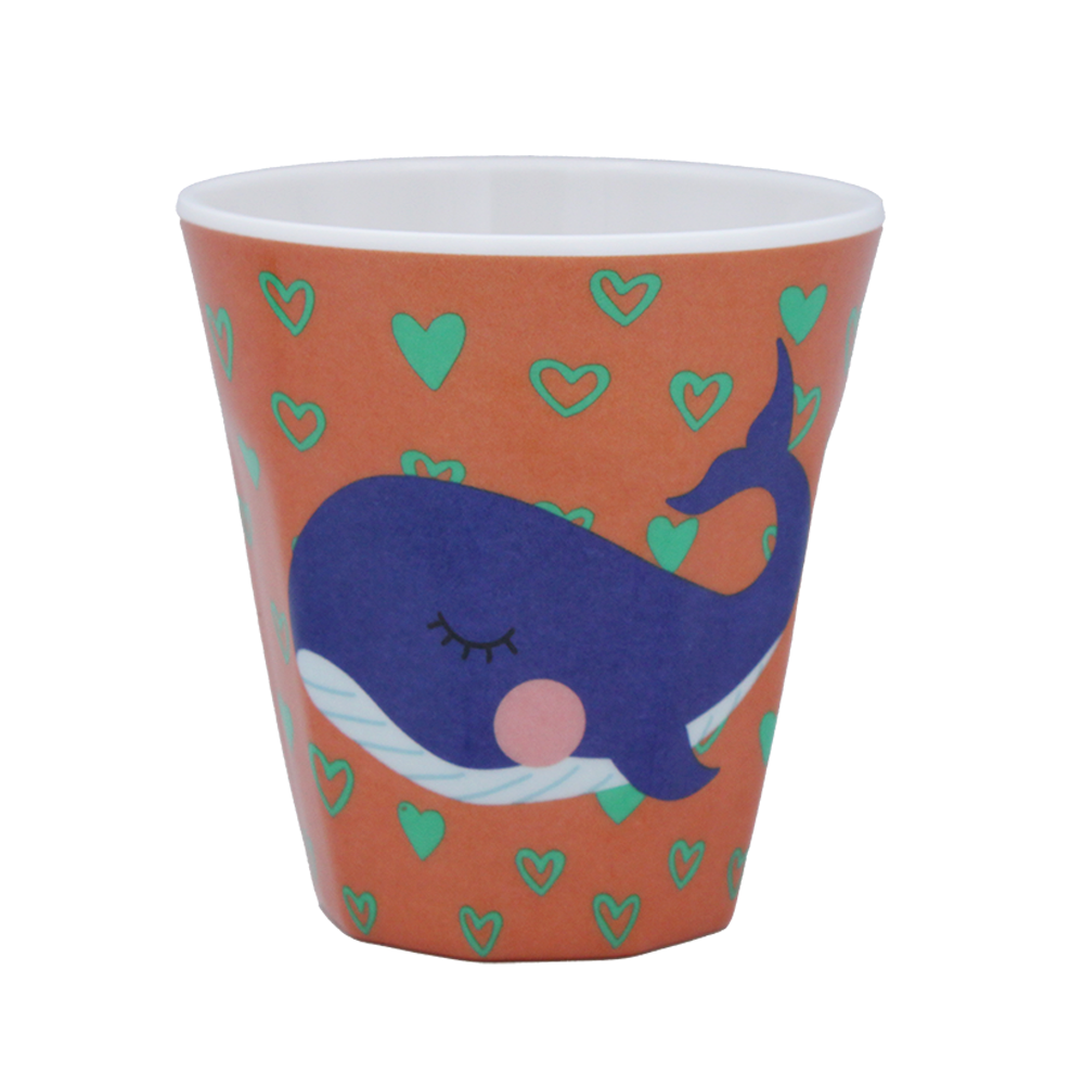 GOBELET MELAMINE PAULETTE SAUMON