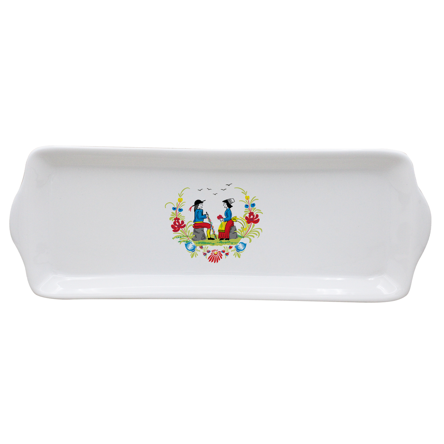 PLAT A CAKE BLANC-RETRO
