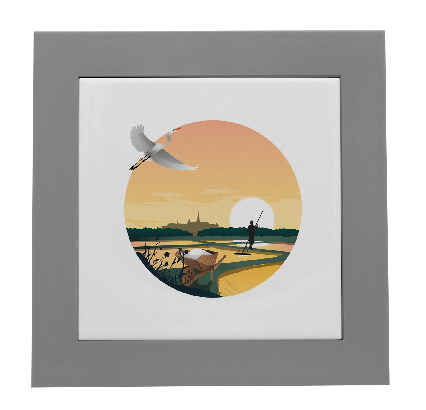 ENTOURAGE BOIS GRIS-CARREAU FAIENCE 15x15 NU-MARHERON