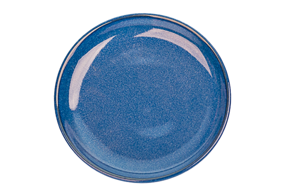 ASSIETTE DESSERT BLEUE