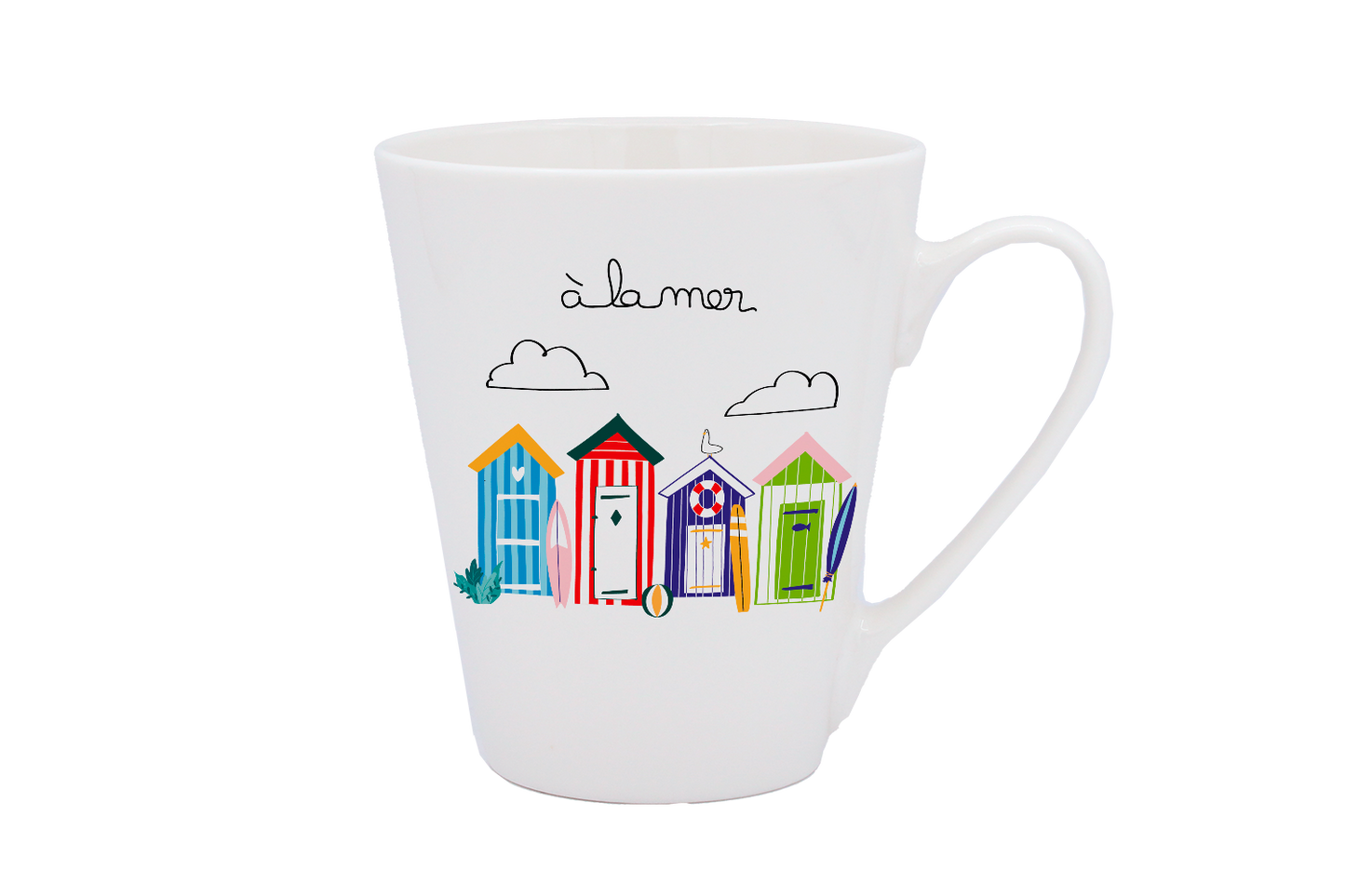 MUG CONIQUE BLANC - A LA MER CABINES