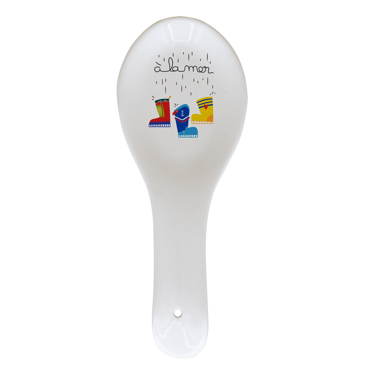 REPOSE CUILLERE BLANC-A LA MER BOTTES