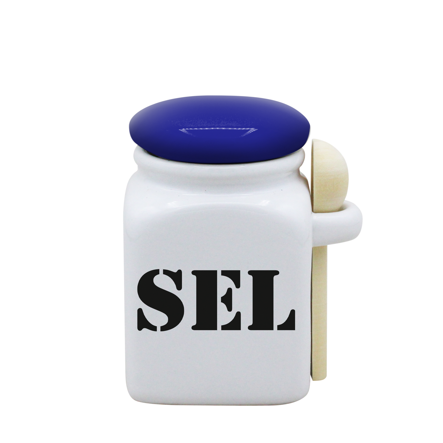 POT BLANC PM COUV. BLEU+CUIL. BOIS-SELS