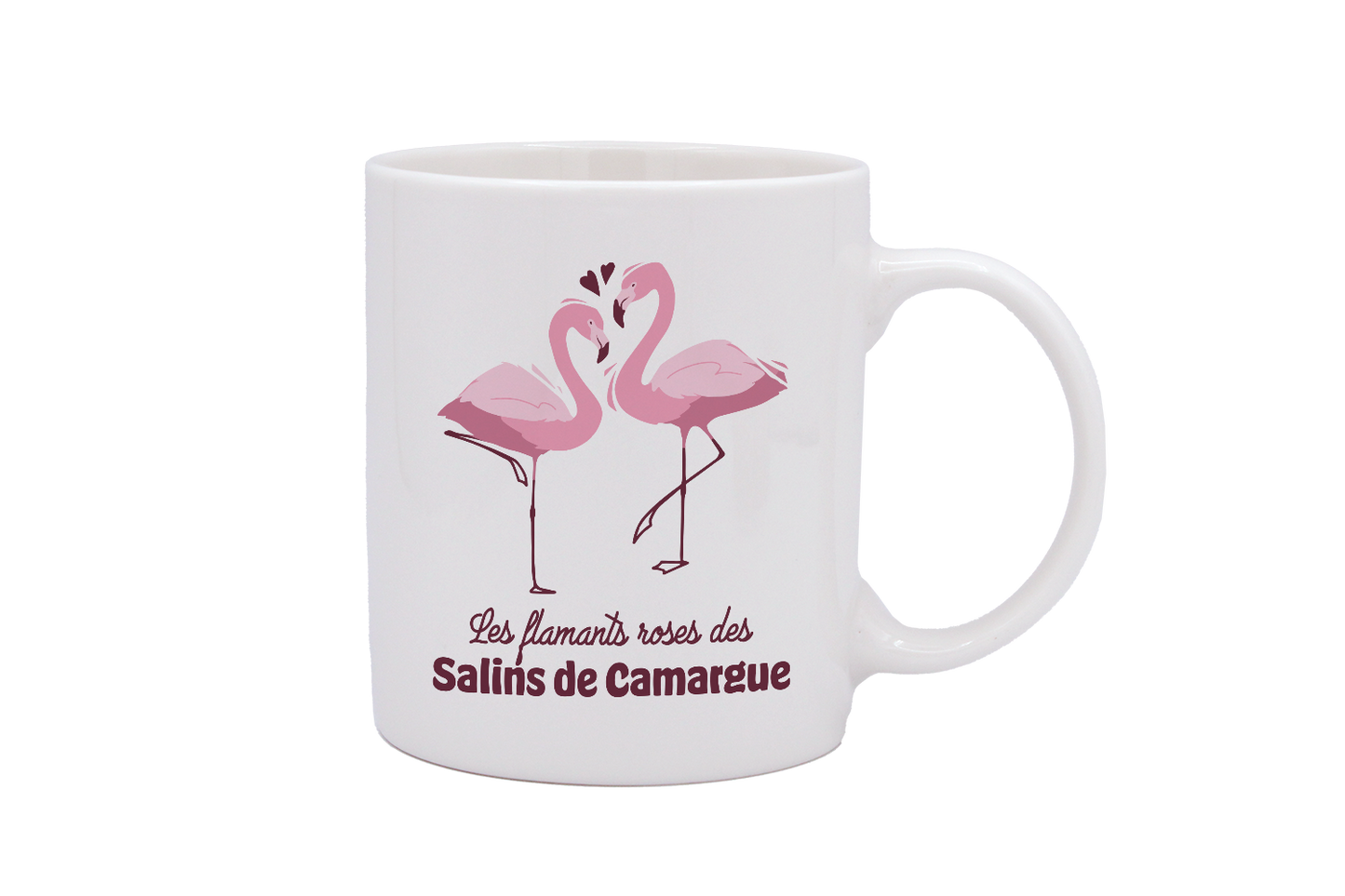 MUG DROIT BLANC-FLAMANT