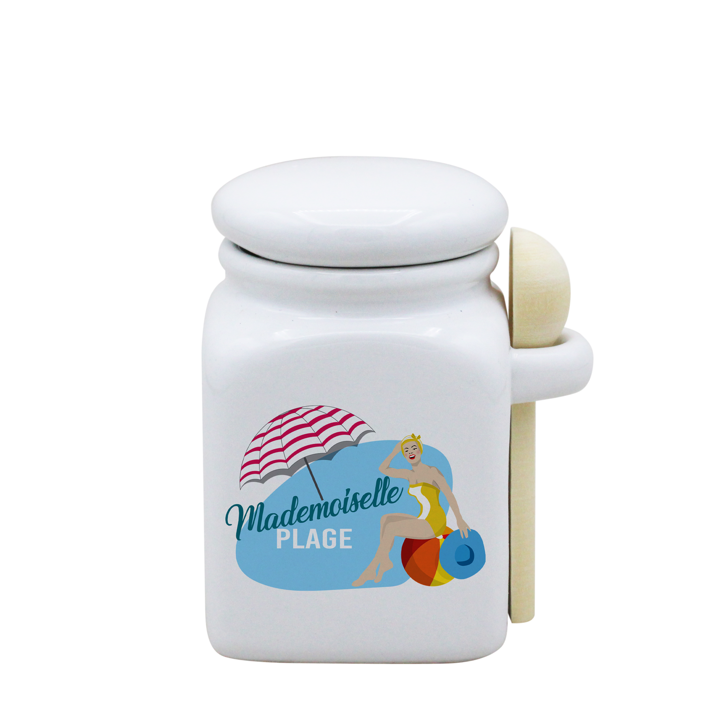 POT BLANC PM COUV. BLANC+CUIL. BOIS-MAPLAJ