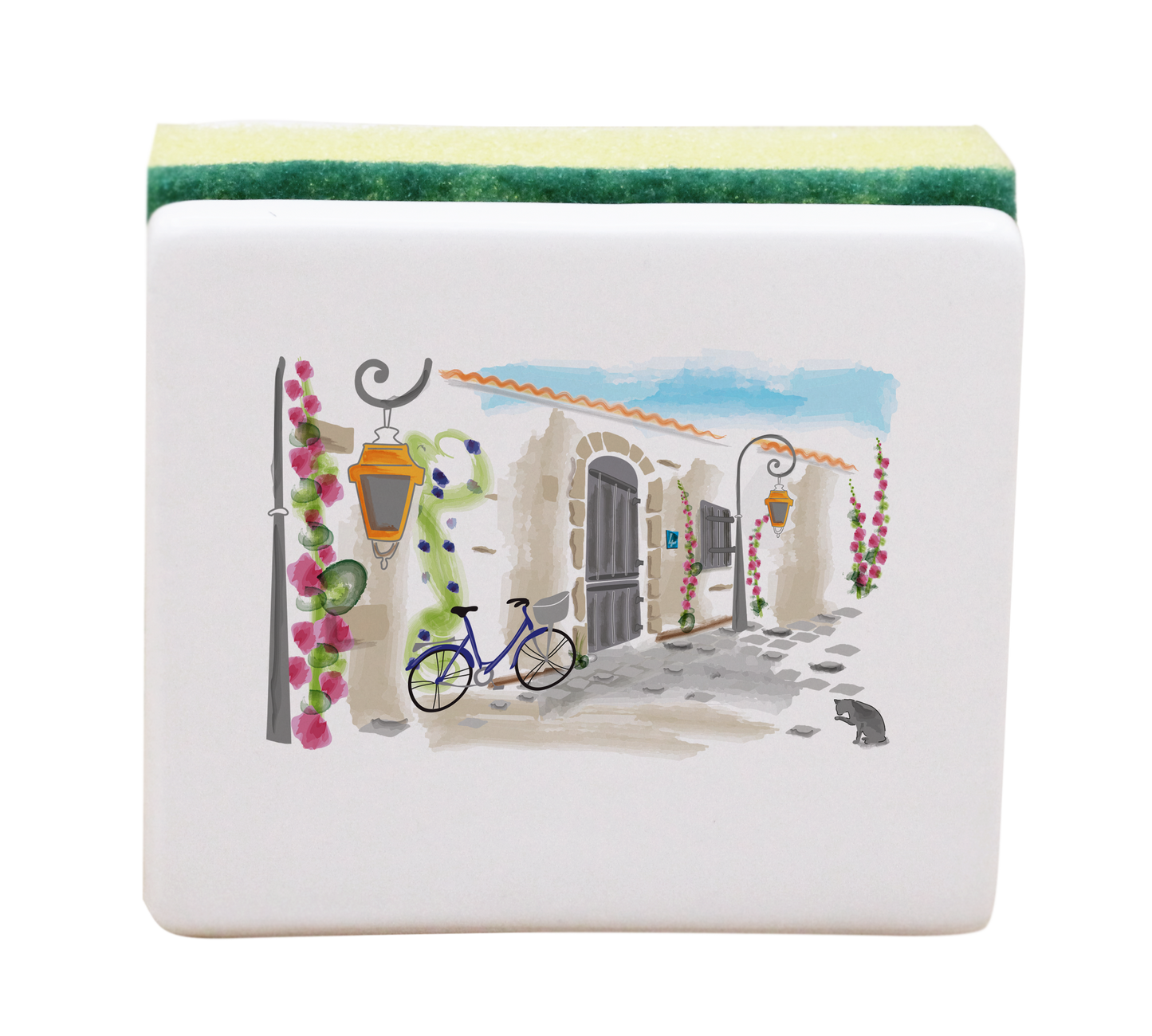 PORTE EPONGE BLANC-RUATL