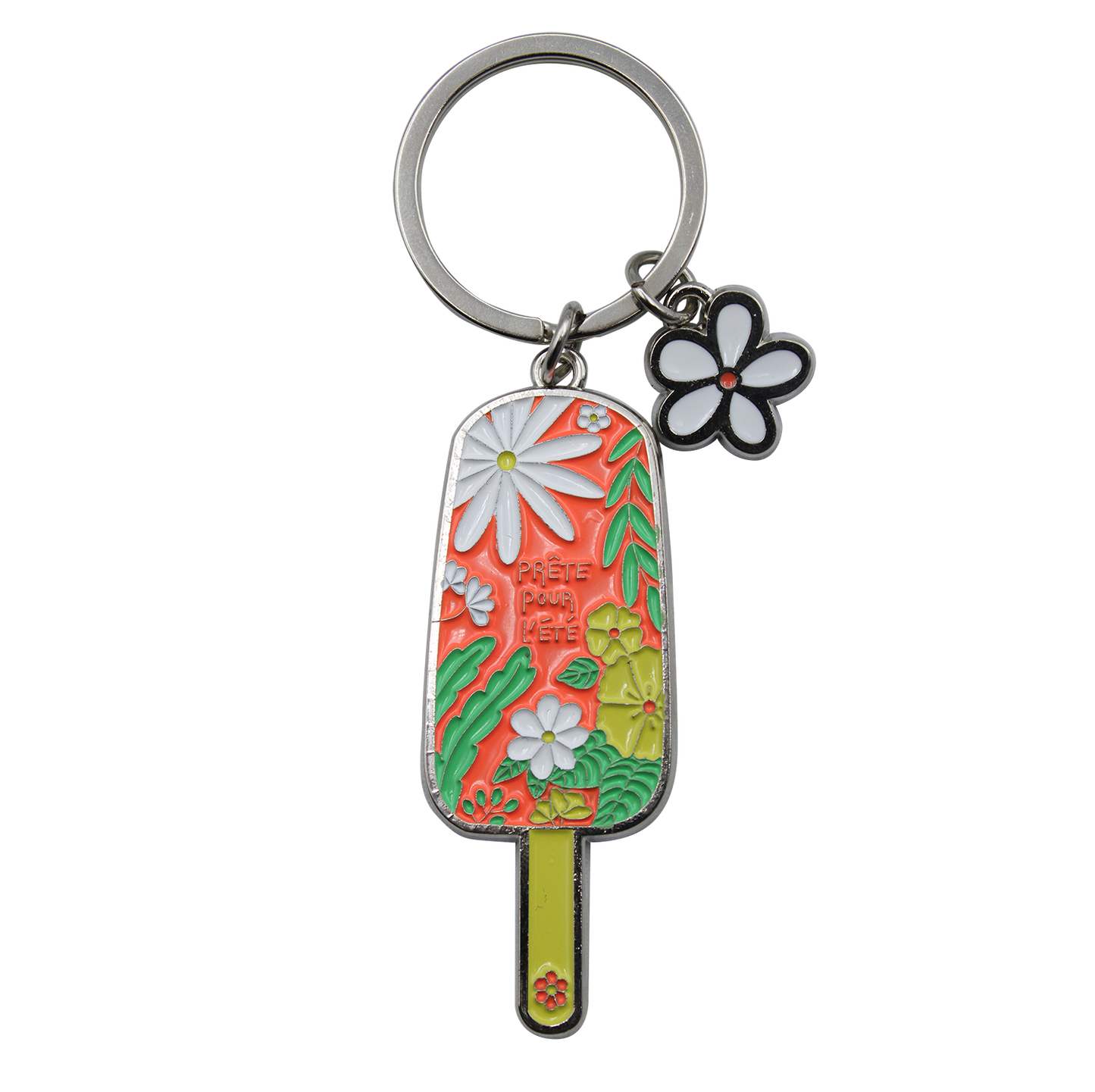 PORTE CLES METAL GLACE PRETE POUR L'ETE