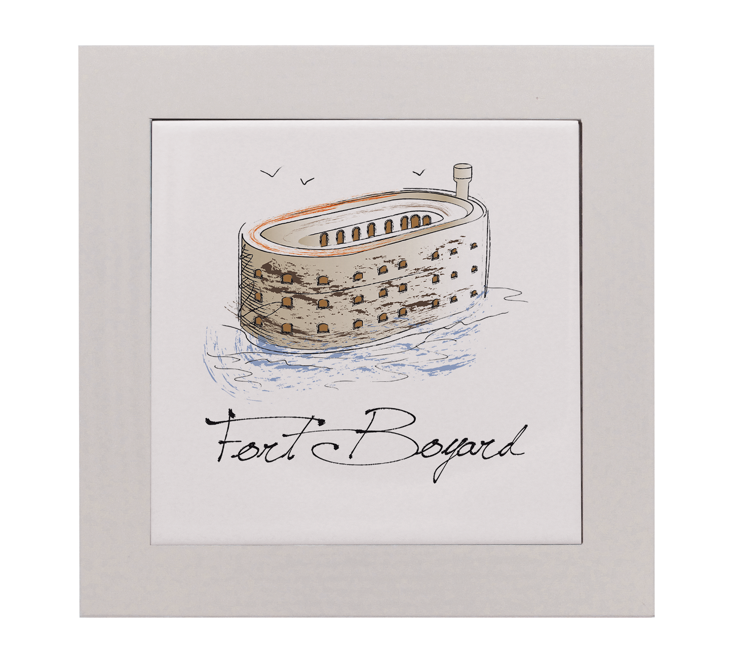 ENTOURAGE BOIS BEIGE-CARREAU FAIENCE 15x15 NU-FOBOYD