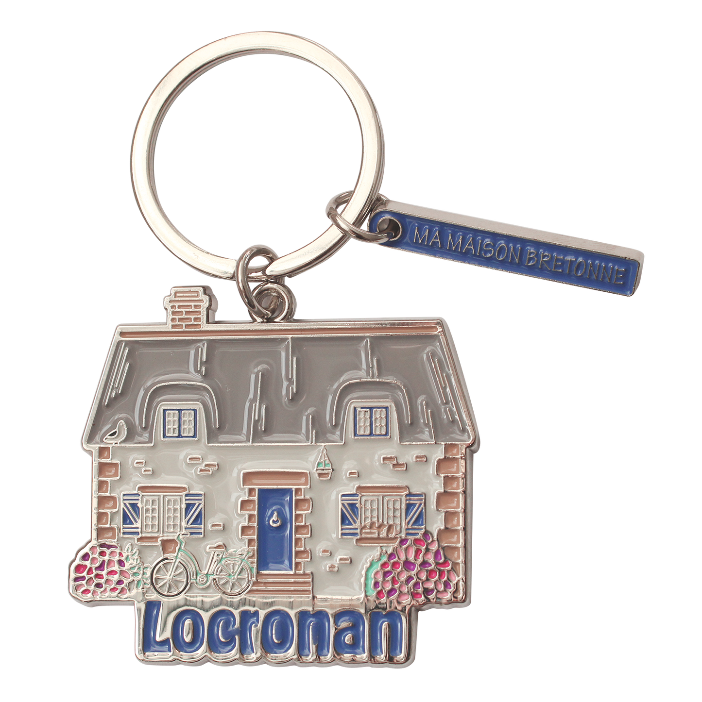 PORTE CLÉS MAISON BRETONNE ÉCRIT LOCRONAN