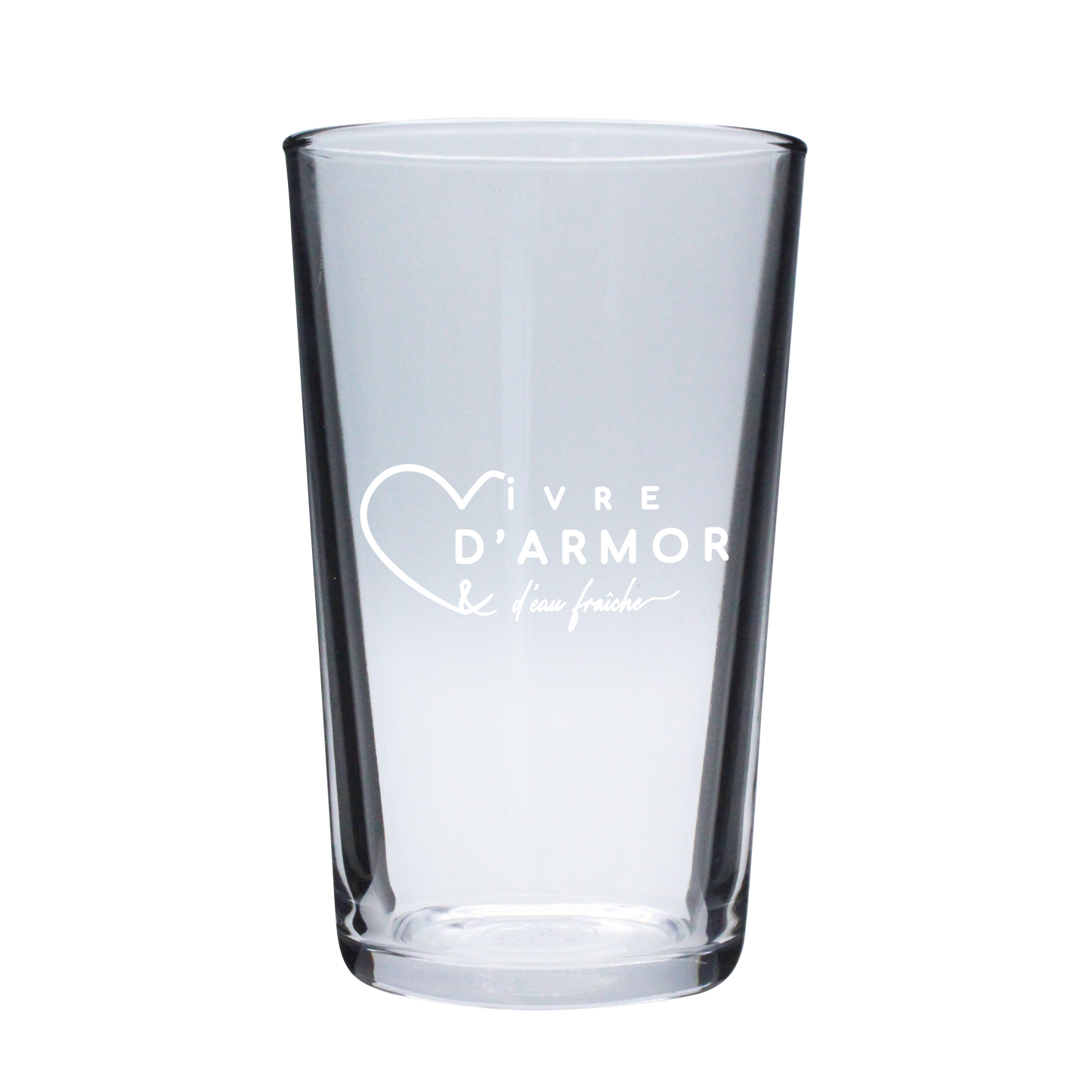 VERRE MM 56CL DURALEX-VIVRE D'ARMOR ET D'EAU FRAICHE CŒUR BLANC SPE ST BRIEUC