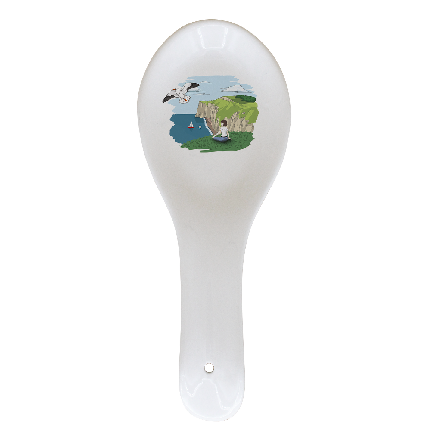 REPOSE CUILLERE BLANC-FALEFIL