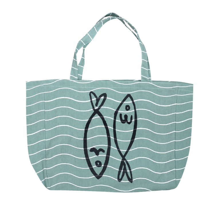 SAC DE PLAGE NAHLA BLEU