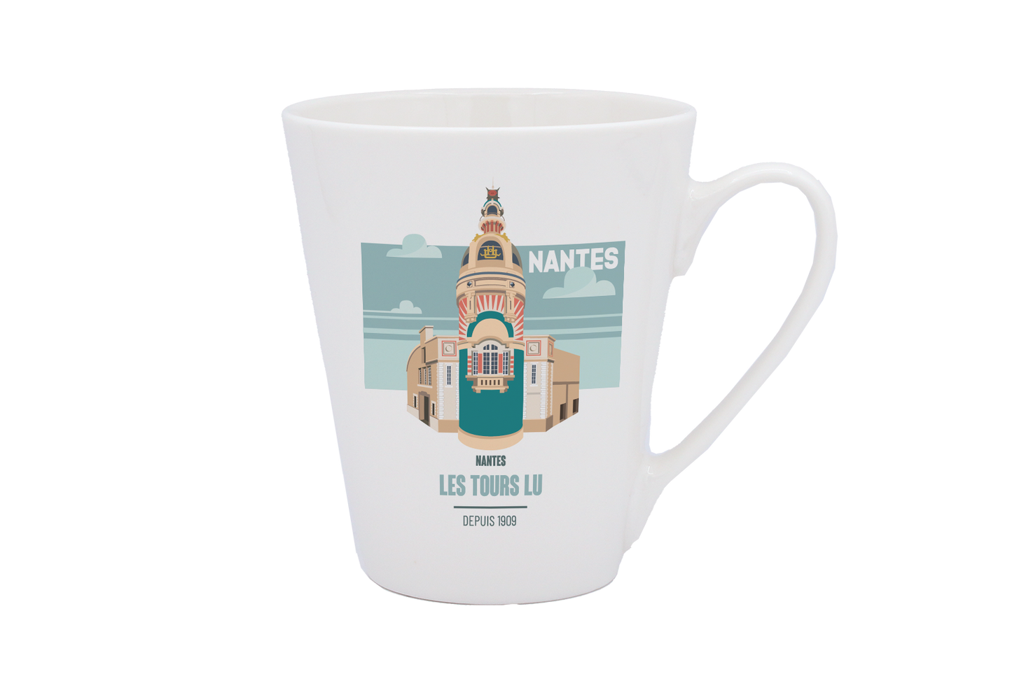 MUG CONIQUE BLANC-NTETOUR