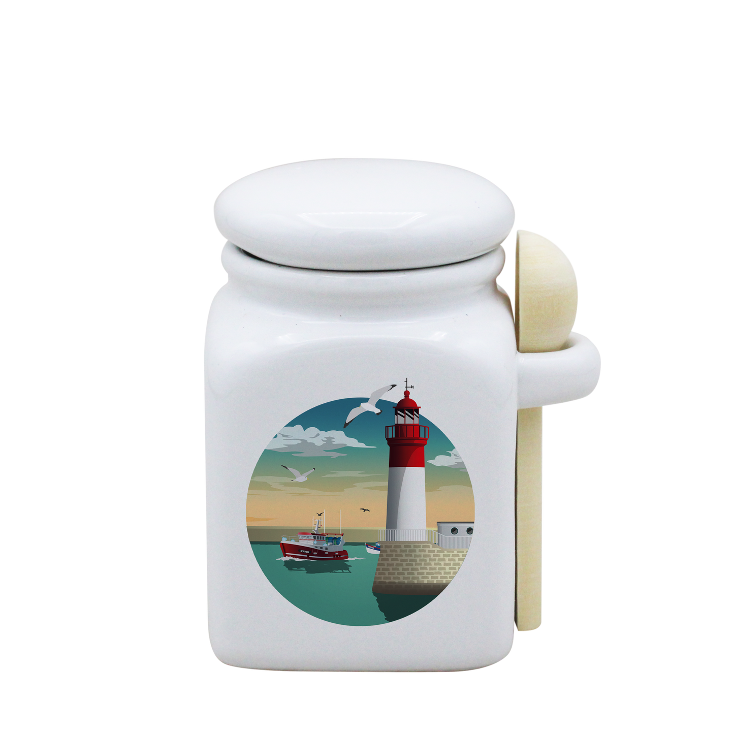 POT BLANC PM COUV. BLANC+CUIL. BOIS-PHARECHA