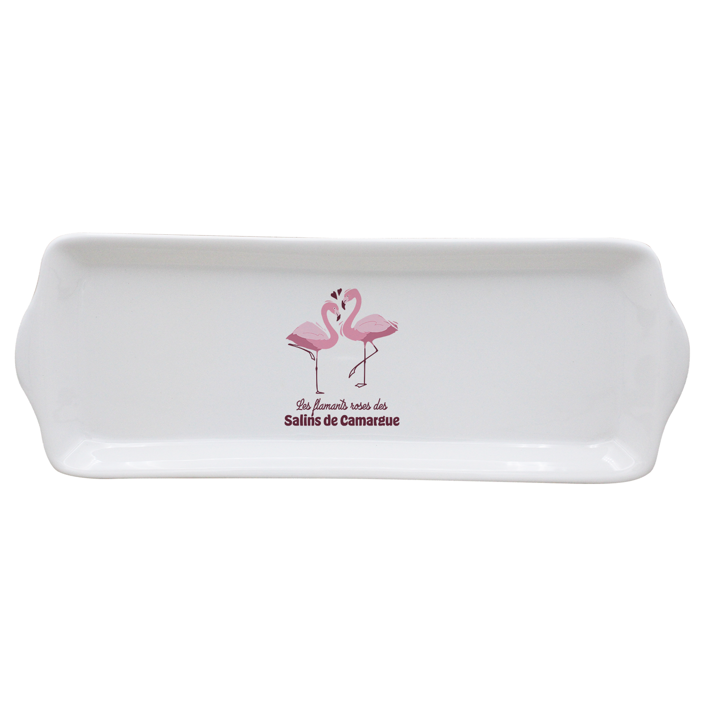 PLAT A CAKE BLANC-FLAMANT