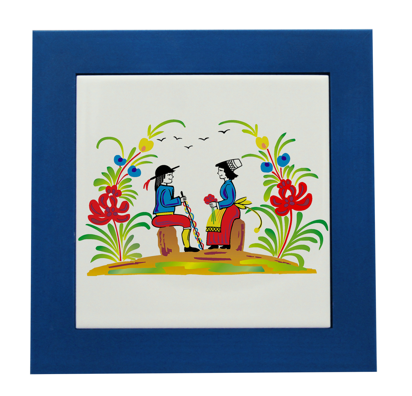 ENTOURAGE BOIS CYAN-CARREAU FAIENCE 15x15 NU-RETRO