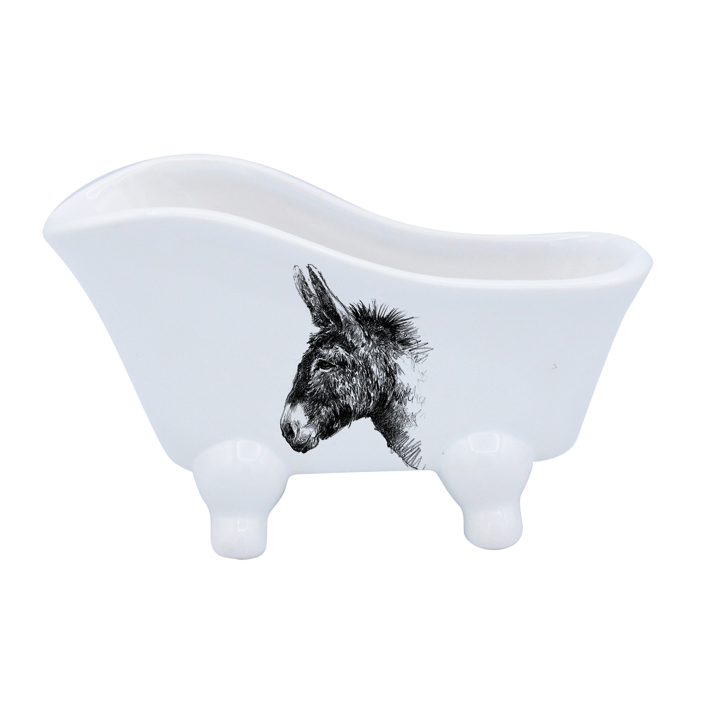 BAIGNOIRE BLANCHE - TETE D'ANE