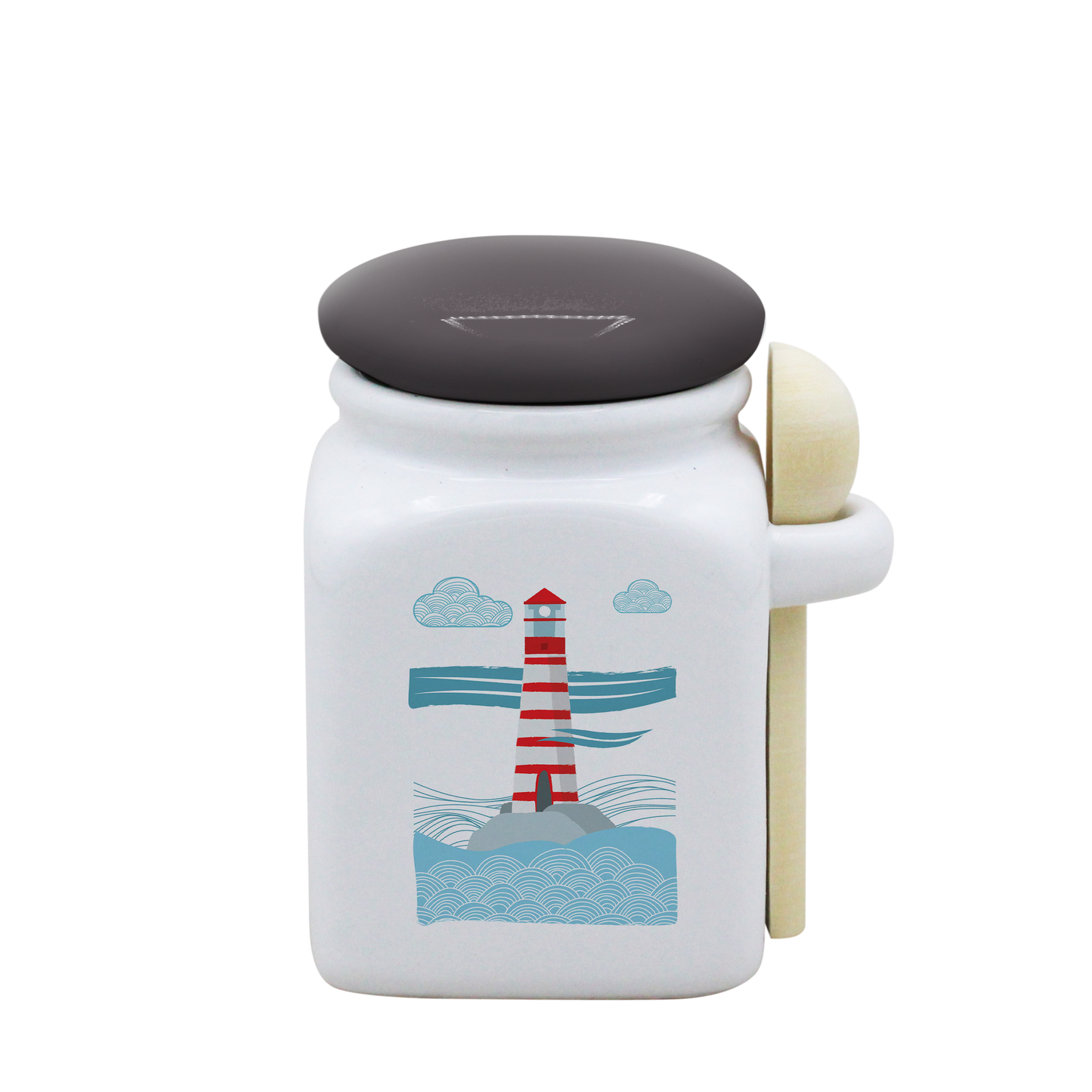 POT BLANC PM COUV. GRIS+CUIL. BOIS-MARINPH