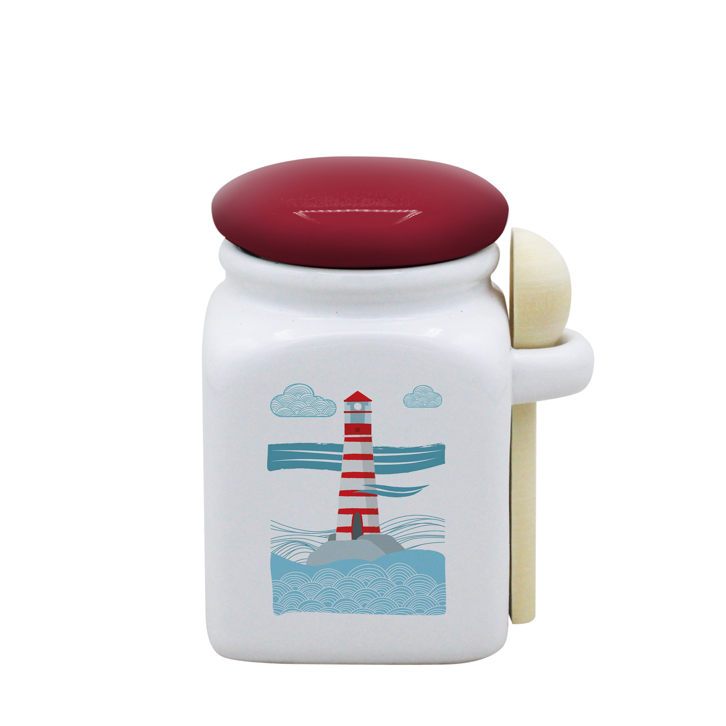 POT BLANC PM COUV. ROUGE+CUIL. BOIS-MARINPH