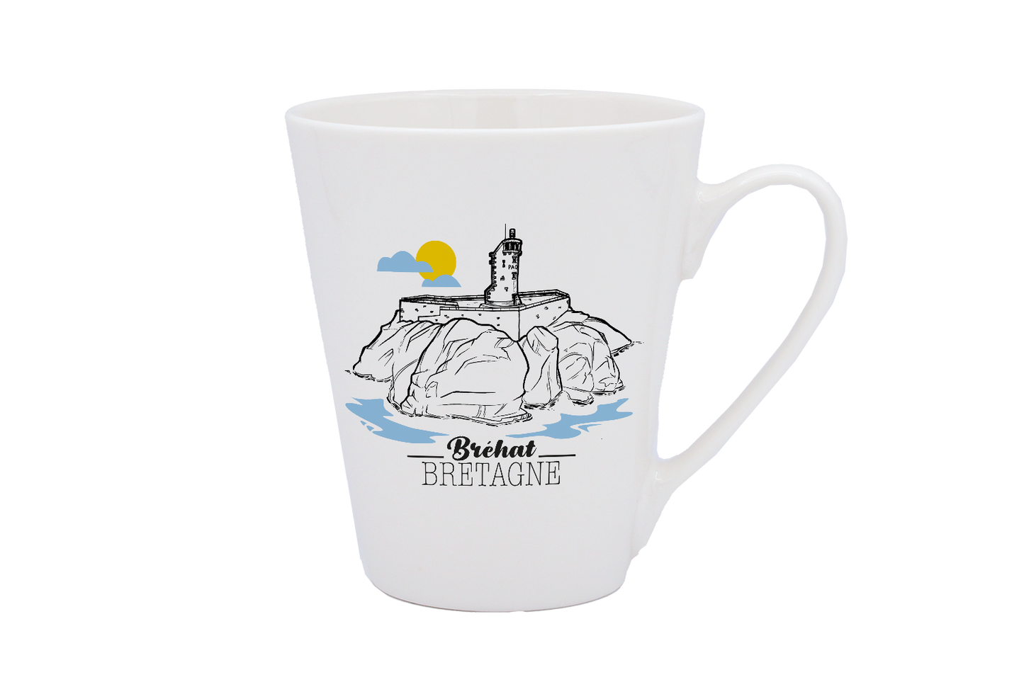 MUG CONIQUE BLANC-BREPAON