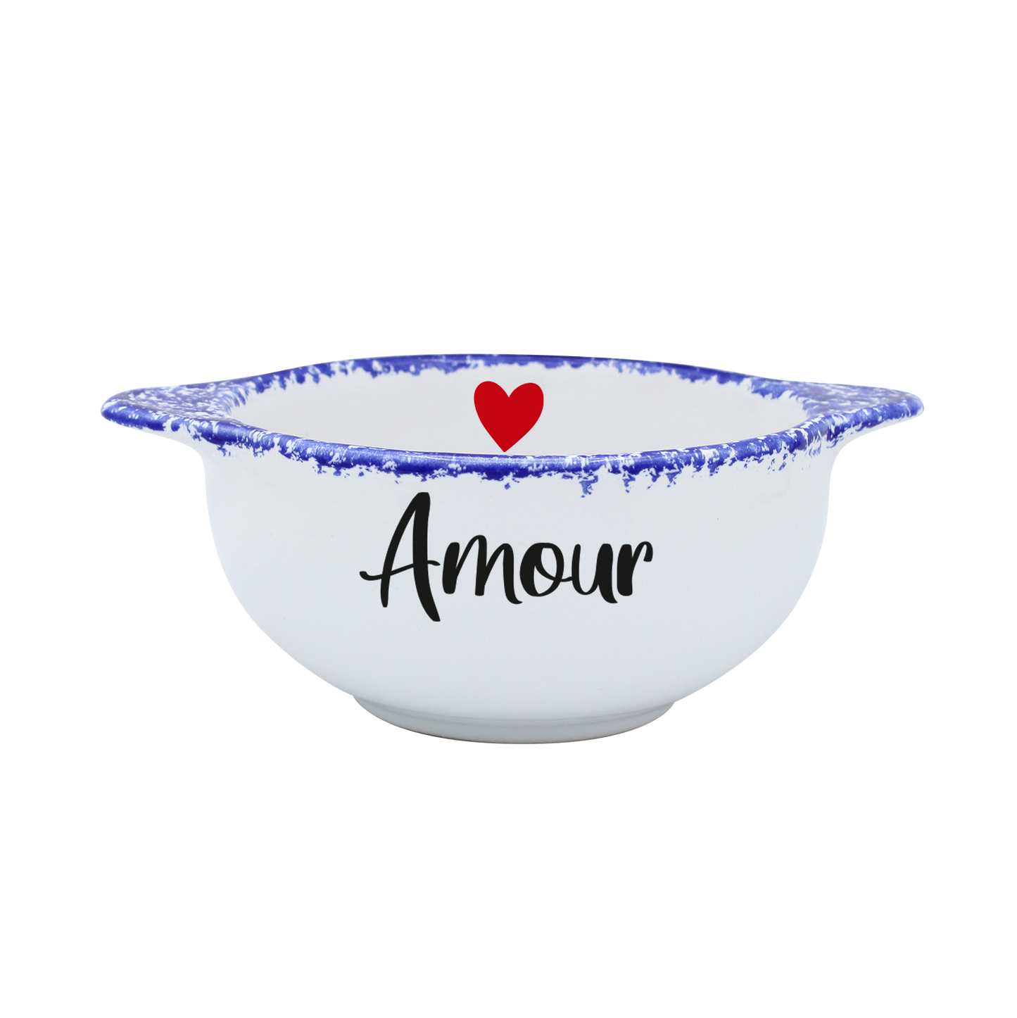 BOL A OREILLES NU - ECRITURE AMOUR + PICTO COEUR