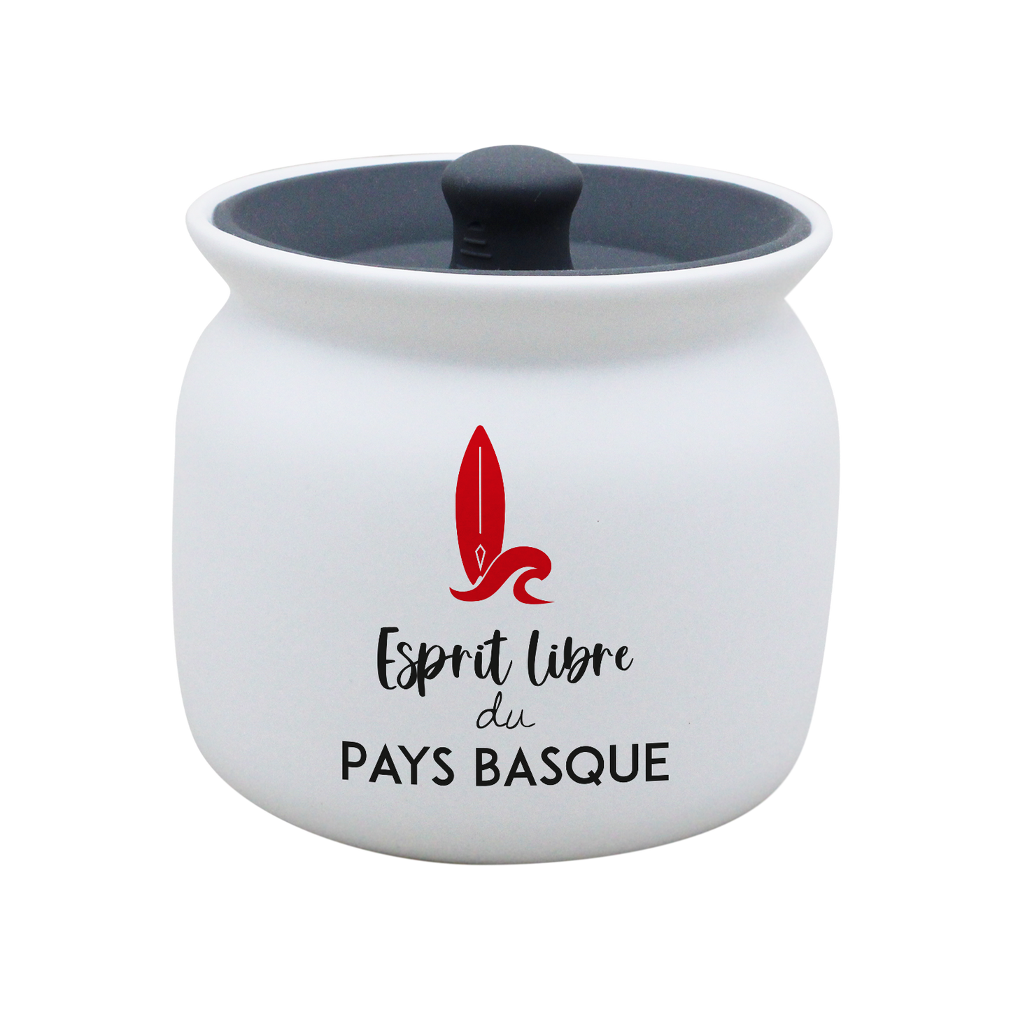 POT BLANC GM COUV. SILICONE GRIS -ESTEBAN4